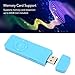 64GB MP3 Player, Portable Digital Lossless Sound Music MP3 Player, Portable HiFi Sound Mp3 Music Player, E Book Listen to Novels Mini Music Player for Students Kids (Blue)