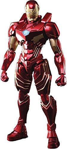 マーベル ユニバース ヴァリアント ブリングアーツ DESIGNED BY TETSUYA NOMURA アイアンマン PVC製 塗装済み可動フィギュア APR208845