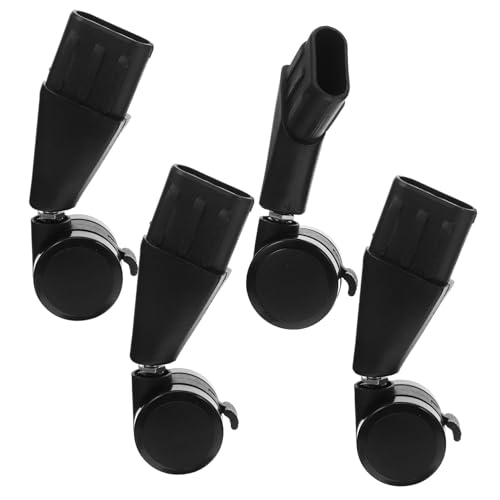 jojofuny 4pcs Silent Office Chair Wheels Caster Wheels Replacement for Chair Casters for Carpet and Hardwood Floors in Home Office
