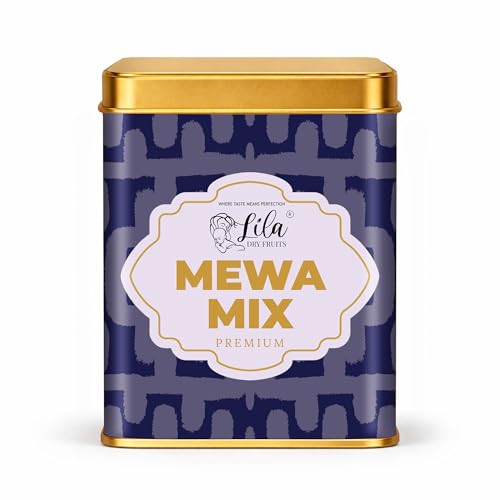 Image of LILA DRY FRUITS Mewa Mix 250 Grams Dry Fruits with Almonds Cashews Walnuts Raisins Cranberries Healthy Snack Trail Mix Energy Rich Nut Mix for Daily Nutrition & Gifting Pack Perfect for Gifting