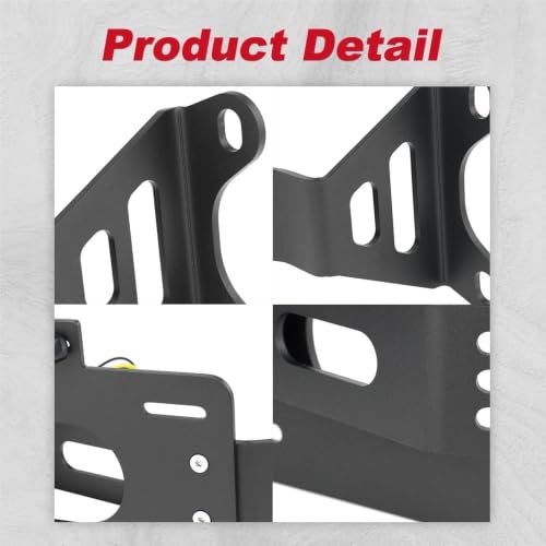 Support plaque d'immatriculation moto anti-vibration pour kit arrière Panigale