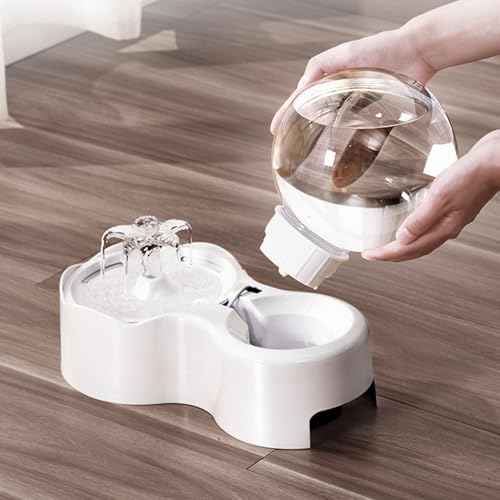 Fuente de agua automática para gatos 2.5L capacidad miniatura 6
