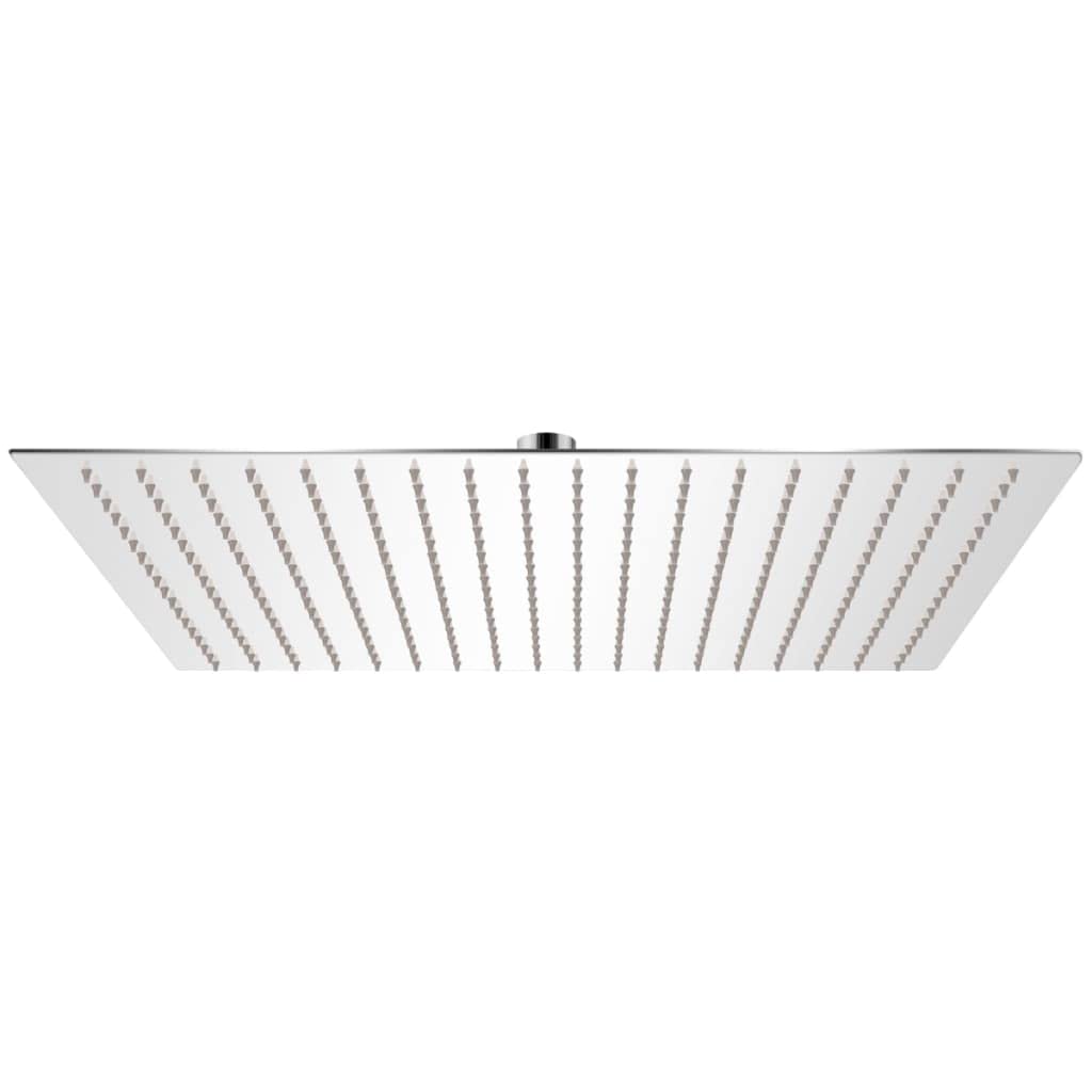 vidaXL Rain Shower Head Stainless Steel 50x50cm Square Adjustable Sprinkler