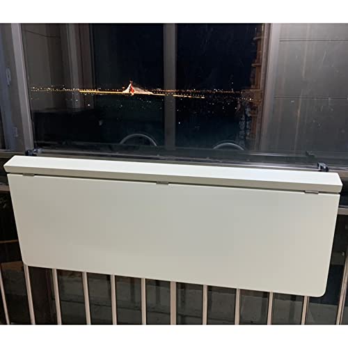 Mesa con barandilla para exterior que soluciona la falta de espacio 3