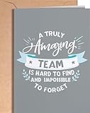 Greeting Cards for Everyone - Team Appreciation Cards - Welcome Cards - 5x7 inches - Modern, Letter Print, Inspirational - Unisex-Adults