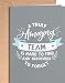 Greeting Cards for Everyone - Team Appreciation Cards - Welcome Cards - 5x7 inches - Modern, Letter Print, Inspirational - Unisex-Adults