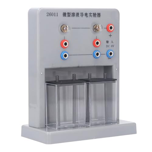 Cryfokt Electrical Conductivity Detector, Micro Solution Conductivity Tester LED Indication Convenient Use Good Durability for Chemistry Teaching, Cryfoktx51pkyse3m