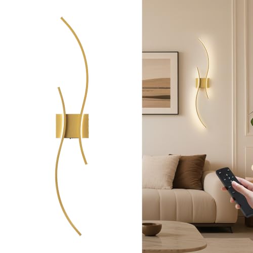 KARTOOSH 10000mAh Battery Operated Wall Sconces, Dimmable 3CCT