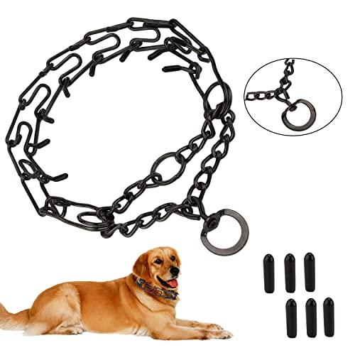 The Adjustable Black Pinch Dog Training Collars 7 Darkyazi Durable Pinch Collar Stainless Steel Dog Adjustable Pet Training ...