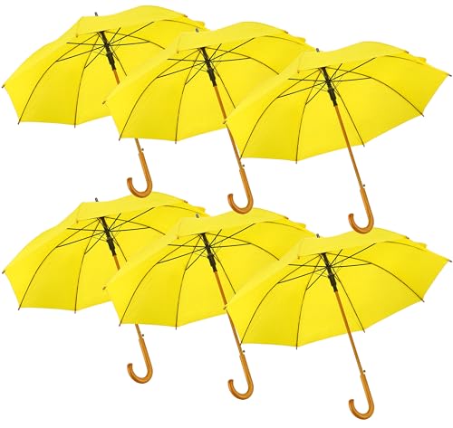 Parapluie résistant au vent jaune 102 cm automatique contre les tempêtes