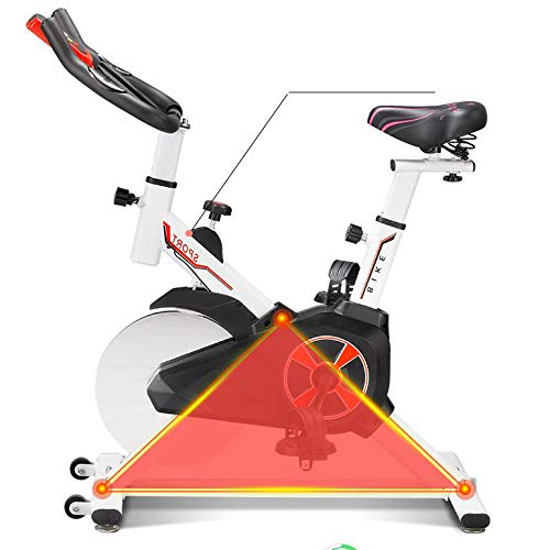 Image of SportsHome spinning bike Ultra-quiet exercise bike Indoor exercise bike Bicycle fitness equipment screw shift adjustment Gym