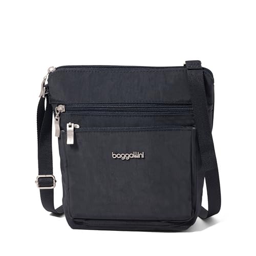 Image of Baggallini Pocket Crossbody Bags for Women 8x8 Small Lightweight Durable Water-resistant Travel Purse W /Rfid