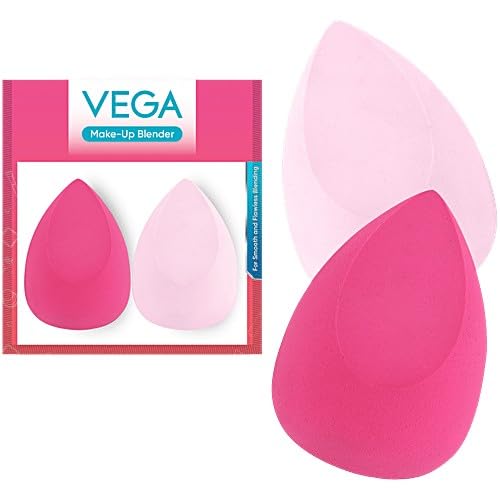 VEGA Make-up Blender Sponge – Pack of 2 Soft Latex-Free Beauty Blender for Foundation, Concealer, BB Cream & Powder, Professional Makeup Sponge for Flawless Makeup & Smooth Blending for Women, (MP-04)-picture-16