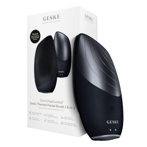 Brosse électrique pour le visage GESKE masseur facial connecté et nettoyage de la peau