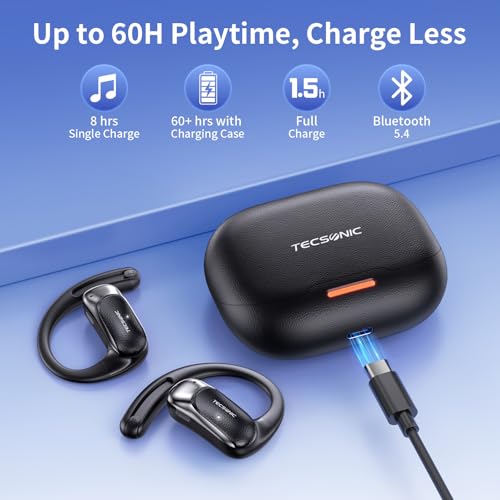 Image of Translator Earbuds, AI Translation Earbuds Real-Time, 2-Way Voice Translation, 164 Languages, No Subscription, up to 60H with Case, ENC Calls, Bluetooth 5.4 for Travel Business Study