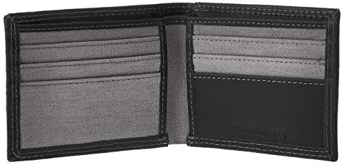 Timberland PRO Men's Canvas Leather RFID Billfold Wallet with Back Id Window3