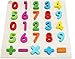Produktbild EasY FoxY ToY Zahlen-Holzpuzzle Grosse Bunte Nummern 0-9, Holzspielzeug für Spielerisches Lernen von Zahlen, Motorikspielzeug ab 2 Jahre Rahmenpuzzle Geschenk für Kinder, Kinderpuzzle für Spiel Spaß