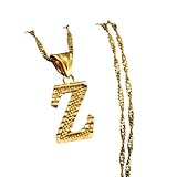Nuevo 2026 AZ Collares con letras pequeñas para mujer/ella colgante inicial de color dorado cadena fina joyería con letras inglesas alfabeto con accesorios de regalo creativo