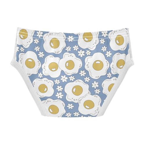 Boys' Underwear Cotton Little Boys Eggs Daisy Briefs Soft Toddler Underwear 2T-8Y2
