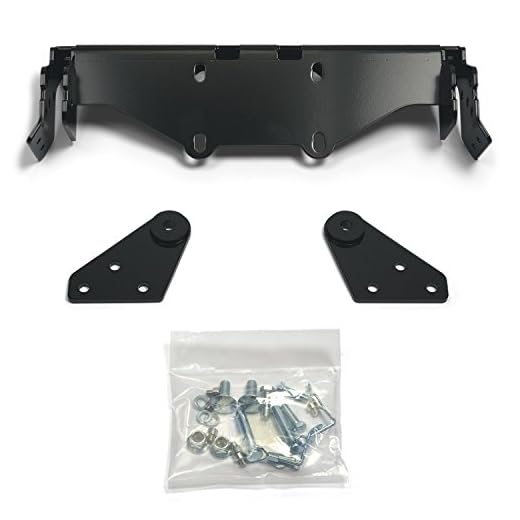 WARN 95745 Front Plow Mounting Kit, Fits: Yamaha Kodiak, Grizzly 700 (2016-2019), black