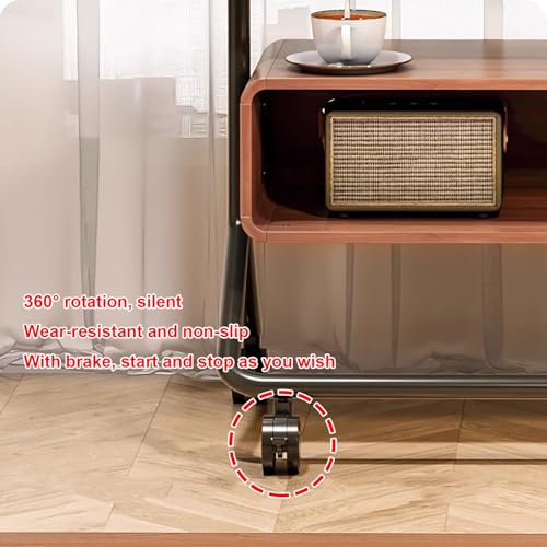 Soporte de TV portátil con ruedas para pantallas 50-85 pulg miniatura 6