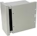 Wiegmann RSC080804 RSC-Series NEMA 1/3R Wall-Mount Enclosure with Lift-Off Screw Cover and Knockouts, Carbon Steel, 8