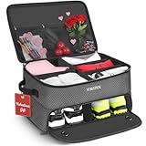 YOREPEK 2 Layer Golf Supplies Trunk Organizer, Sturdy Car Trunk Storage Storing All You Golfing Gear In One, Golfing Gear Locker for Car or Truck, Golf Accessories For Men, Gifts For Golfer, GERY