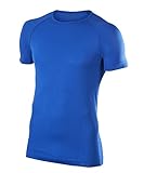 FALKE Cool Short Sleeve Camiseta Interior Deportiva Hombre Transpirable De Secado Rápido Negro Azul Blanco Camisetas De Verano Con Balance Inteligente Para Profesional Deportivo 1 Pieza