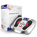 OSITO Foot Massager Circulation Stimulator Machine Plus Medic with TENS Unit, EMS (Electrical Muscles Stimulator) Feet Power Legs Health for Neuropathy Diabetes Relieve Pains and Cramps