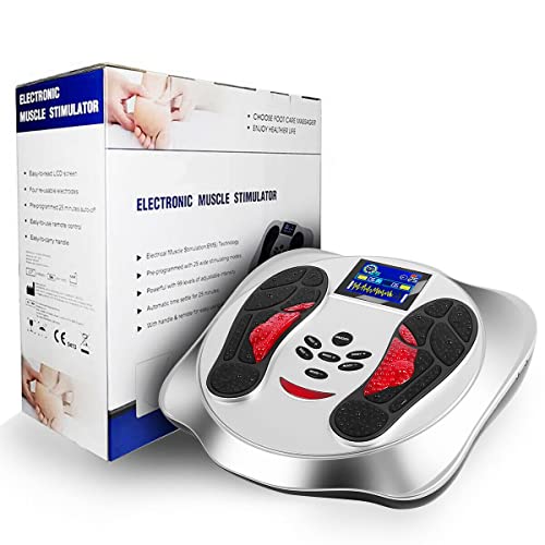Osito Foot Massager Circulation Stimulator Machine Plus Medic With Tens Unit, Ems (Electrical Muscles Stimulator) Feet Power Legs Health For Neuropathy Diabetes Relieve Pains And Cramps #TOP24