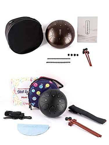 Tambour à langue en acier (tambour à tambour éthéré tambour à fente pour yoga méditation éducation musicale (multi… - Les Beatles, Paul McCartney, John Lennon, RIngo Starr, George Harrison Tambour à langue en acier (tambour à tambour éthéré tambour à fente pour yoga méditation éducation musicale (multi… – Image 5