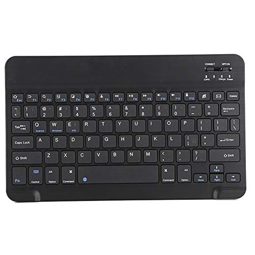 Soportes Para Tablets Dpofirs 10.1 Pulgadas Teclado Inalámbrico de Español y Inglés, Soporte Conexión Bluetooth, 80 Teclas Tecaldo Universal...