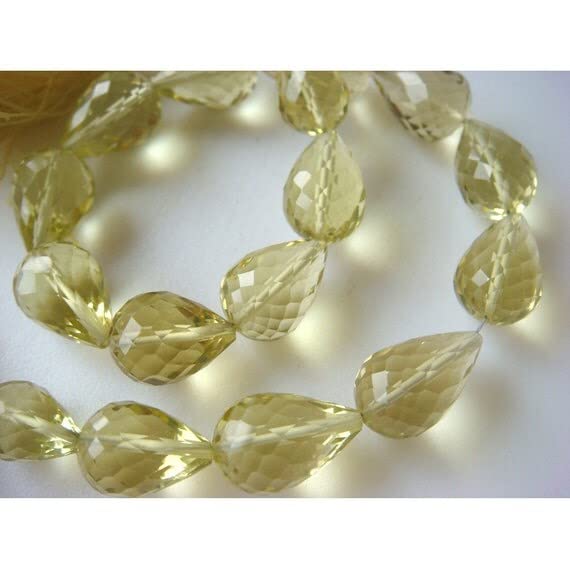 Quartz Citron Naturel pour Création Bijoux Faciles et Durables