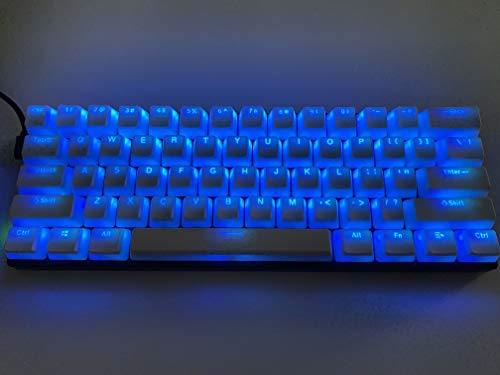 Pudding keycap 108 double shot PBT pudding translucent OEM contour backlight 60% 87 TKL cherry MX switch mechanical keyboard