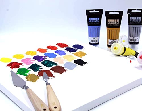Sudor Set Colori Acrilici 12 x 75 ml per Dipingere...