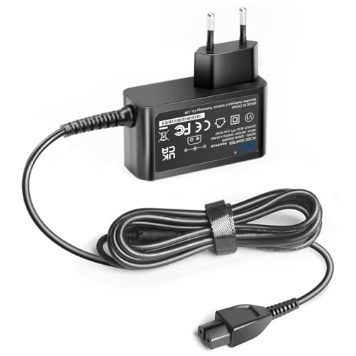 KFD Cargador 30V 600ma Adaptador de Corriente para Kärcher FC 7 Fregona Eléctrica PS07 FC 5/FC 7 Cordless 6.195-098.0 Charger FC 8 Smart Signature Line VC5 VC6 Cordless Premium Aspiradora sin Cable