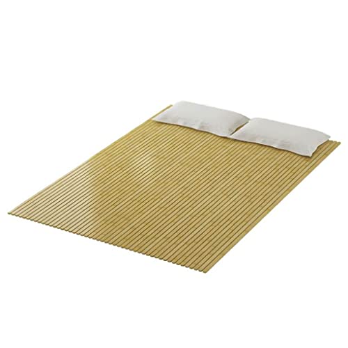 Tabla de cama 135x200 de bambú enrollable rígida protector de colchón 4