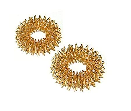 TOnourish acupressure health care product sujok metal finger ring set of 2 2 41nKND8HnFL