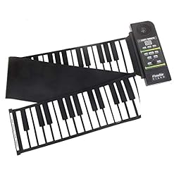HMTOHL Piano Enroulable Flexible en Silicium avec Clavier de Piano électronique à 88 Touches avec Haut-Parleur - Les Beatles, Paul McCartney, John Lennon, RIngo Starr, George Harrison HMTOHL Piano Enroulable Flexible en Silicium avec Clavier de Piano électronique à 88 Touches avec Haut-Parleur – Image 3