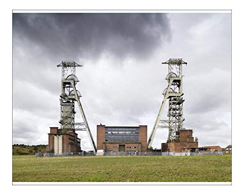 Clipstone Colliery Print: 1950s Industrial Architecture - Print 10"x8" (25x20cm) (11358681)