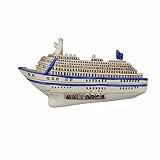 Imán para nevera de crucero de Mallorca España, 3D, recuerdo de viaje, decoración de nevera, calcomanía magnética pintada a mano