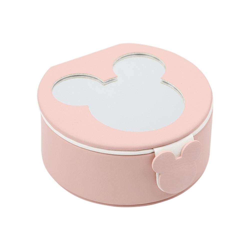 MDHANBKPortable Jewlery Box Multi-functional Earrings Box Travel Portable Korean-Style Jewelry Box Beauty Gift Box