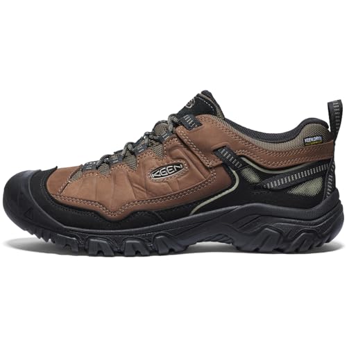 Keen Targhee 4 Low Height Durable Comfortable Waterproof, Scarpe Da Trekking Uomo, Bison/Nero, 43 Eu - 4
