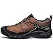 KEEN Men's Targhee 4 Low Height Durable Comfortable Waterproof Hiking Shoes, Bison/Black, 10.5