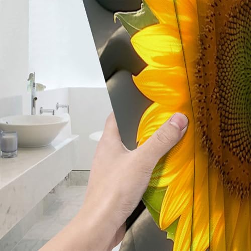 Rideau de douche fleurs en polyester imperméable de qualité supérieure