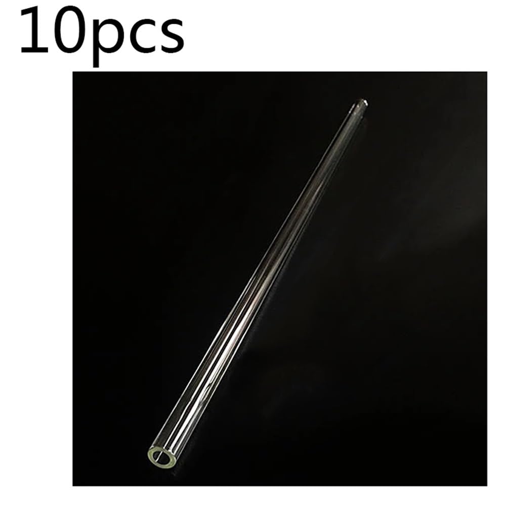 Attrezzature e forniture di laboratorio 10 tubi in vetro borosilicato ad alto contenuto di, diametro esterno 7 mm, lunghezza totale 200 mm/250 mm/300