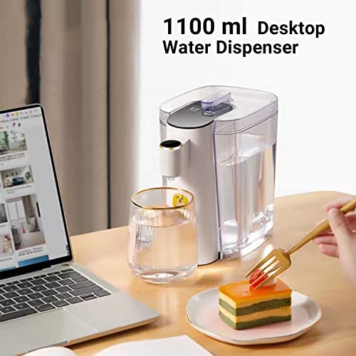 3S Instant Hot Water Dispenser, Novolido Baby Bottle Formula Dispenser, Mineral/Bottled Water Dispenser, 5 Temperatures Choices, 1200W Portable Water Warmer For Travel, Hotel (Machine + Water Tank) #TOP6