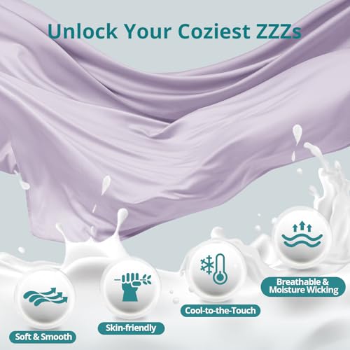 Image of Sasttie Pregnancy Pillows for Sleeping, U Shaped Cooling Full Body Pillow with Removable Cover, Pregnant Women Must Haves, Maternity Essential, Lavender