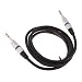 Produktbild perfk Audiokabel Auxkabel Klinkenkabel, 6,35mm Stecker auf 6,5mm / 6,35mm Stecker, langlebig, vernickelte Metall Kontakte