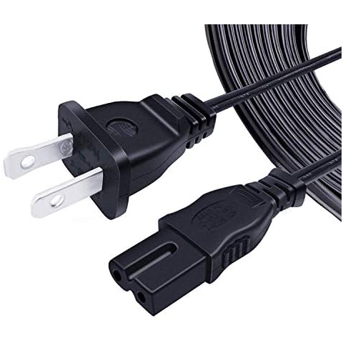 Power Cord for Yamaha Clavinova CLP-130 CVP-96 CLP-411 CLP-511 CLP-230 CLP-300 CLP-320 CLP-570 CLP-611 Keyboard Piano,YDP-101 CVP-700 CVP-109 CVP-107 CVP-105 Digital Pianos 8ft AC Cable Black Cover